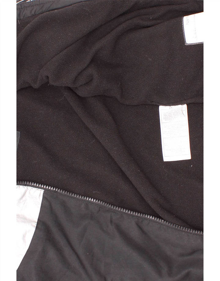 Jaqueta corta-vento gráfica Dkny Boys 7-8 anos pequeno preto colorblock