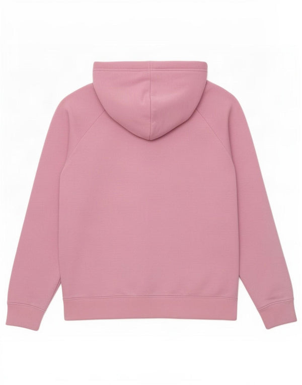 Suéter Nike feminino com capuz e zíper UK 14 médio algodão rosa