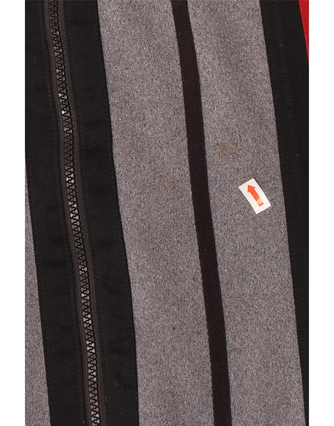 LOTTO masculino gráfico completo agasalho pequeno preto colorblock poliéster
