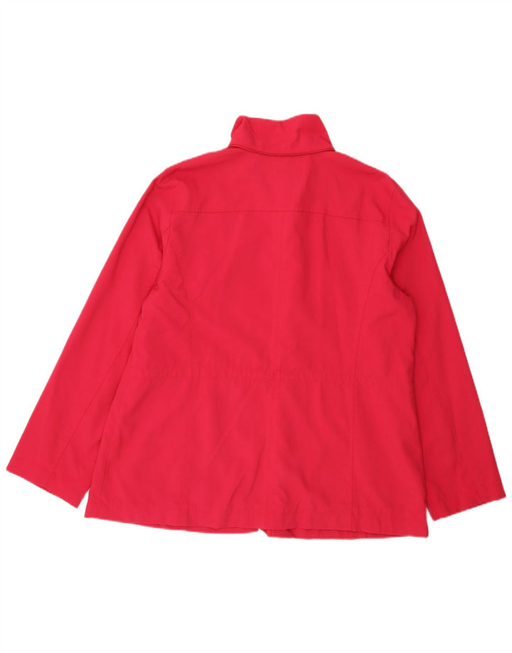 Jaqueta bomber feminina Marks & Spencer Reino Unido 18 XL poliamida rosa