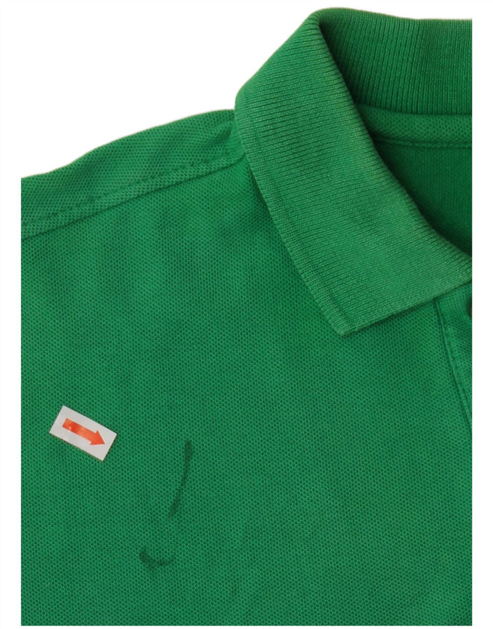 Camisa polo masculina FILA algodão verde médio