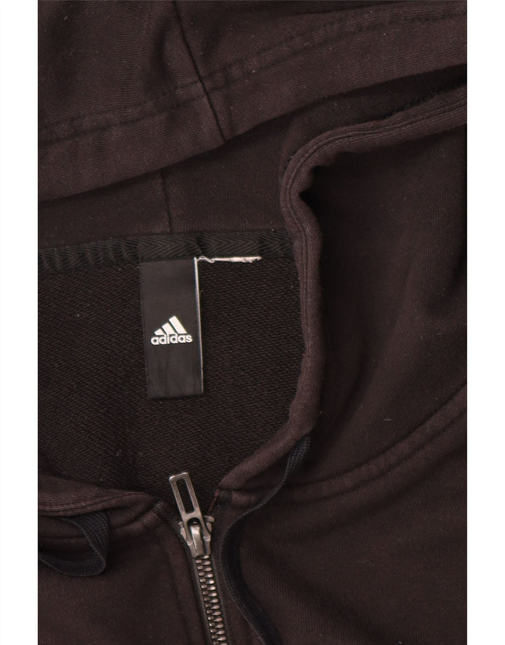 Suéter adidas masculino com capuz e zíper 2XL preto