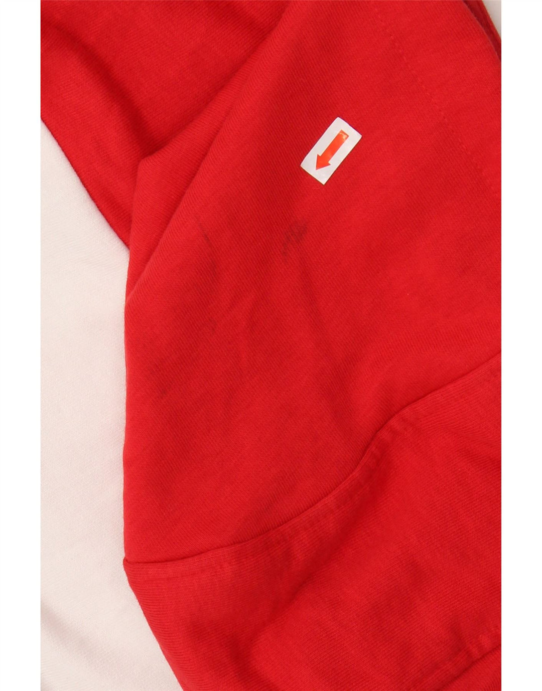 FILA feminino gráfico moletom com capuz UK 10 pequeno bloco colorido multicolorido