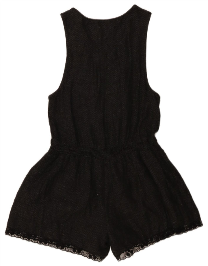 Macacão Zara Meninas Sem Mangas 11-12 Anos Preto