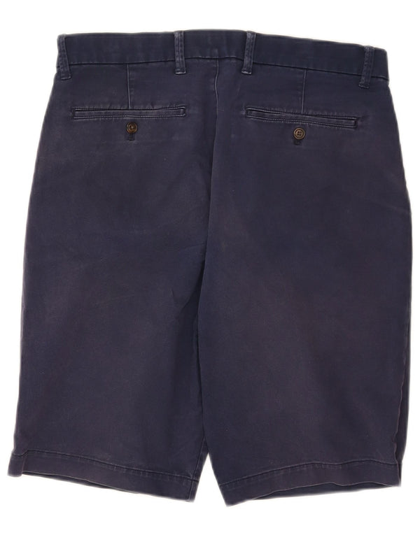 Gap Mens Chino Shorts W30 Médio Algodão Azul Marinho
