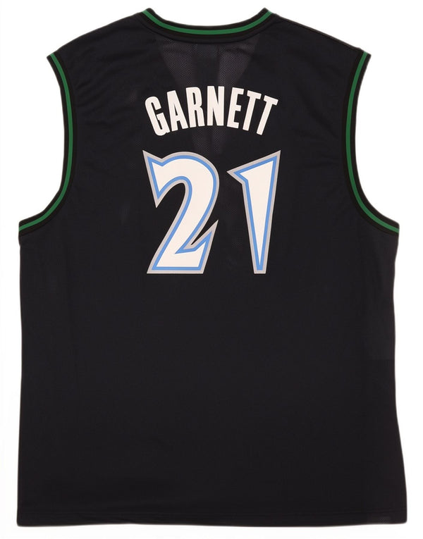 Colete gráfico Reebok masculino Timberwolves NBA Top XL azul marinho nylon esportivo