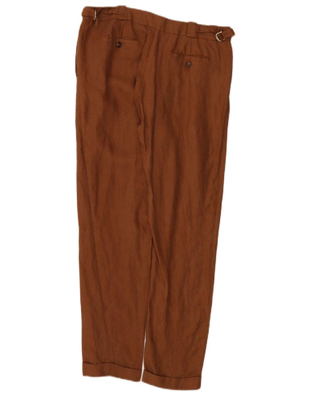 Calça Chino Regular Mulher Massimo Dutti EU 40 Médio W30 L31 Marrom
