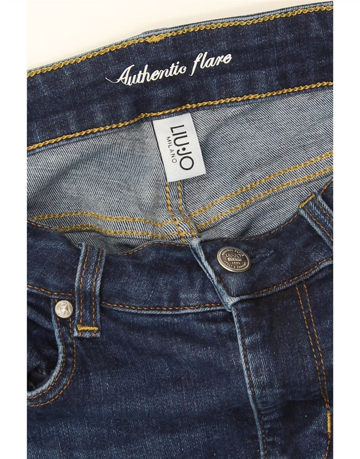 Liu Jo Calça jeans feminina larga W30 L32 azul
