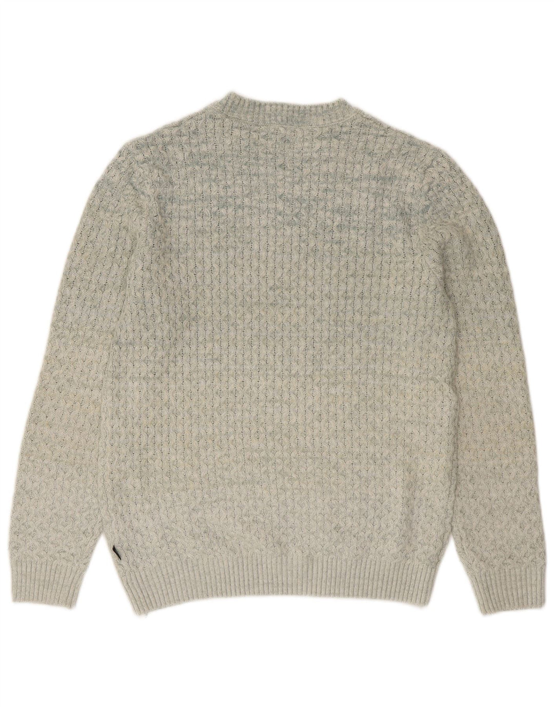 Suéter masculino Jack & Jones com gola redonda grande acrílico cinza