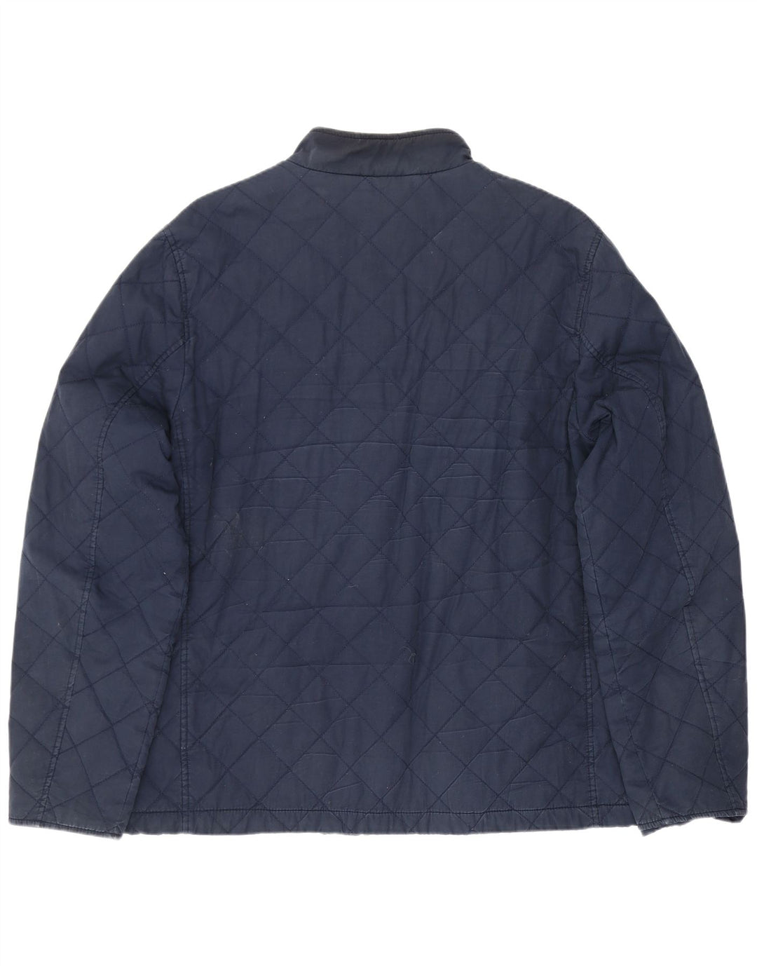 Jaqueta acolchoada masculina Jack Wills UK 42 XL algodão azul marinho