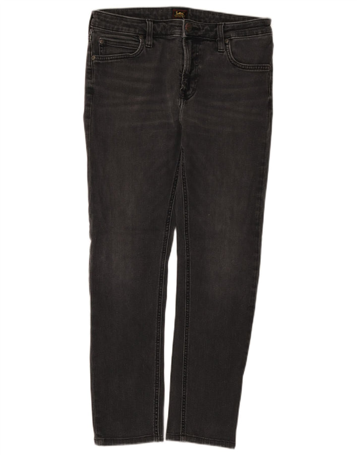 Lee Mens Malone Slim Jeans W31 L27 Algodão Cinza