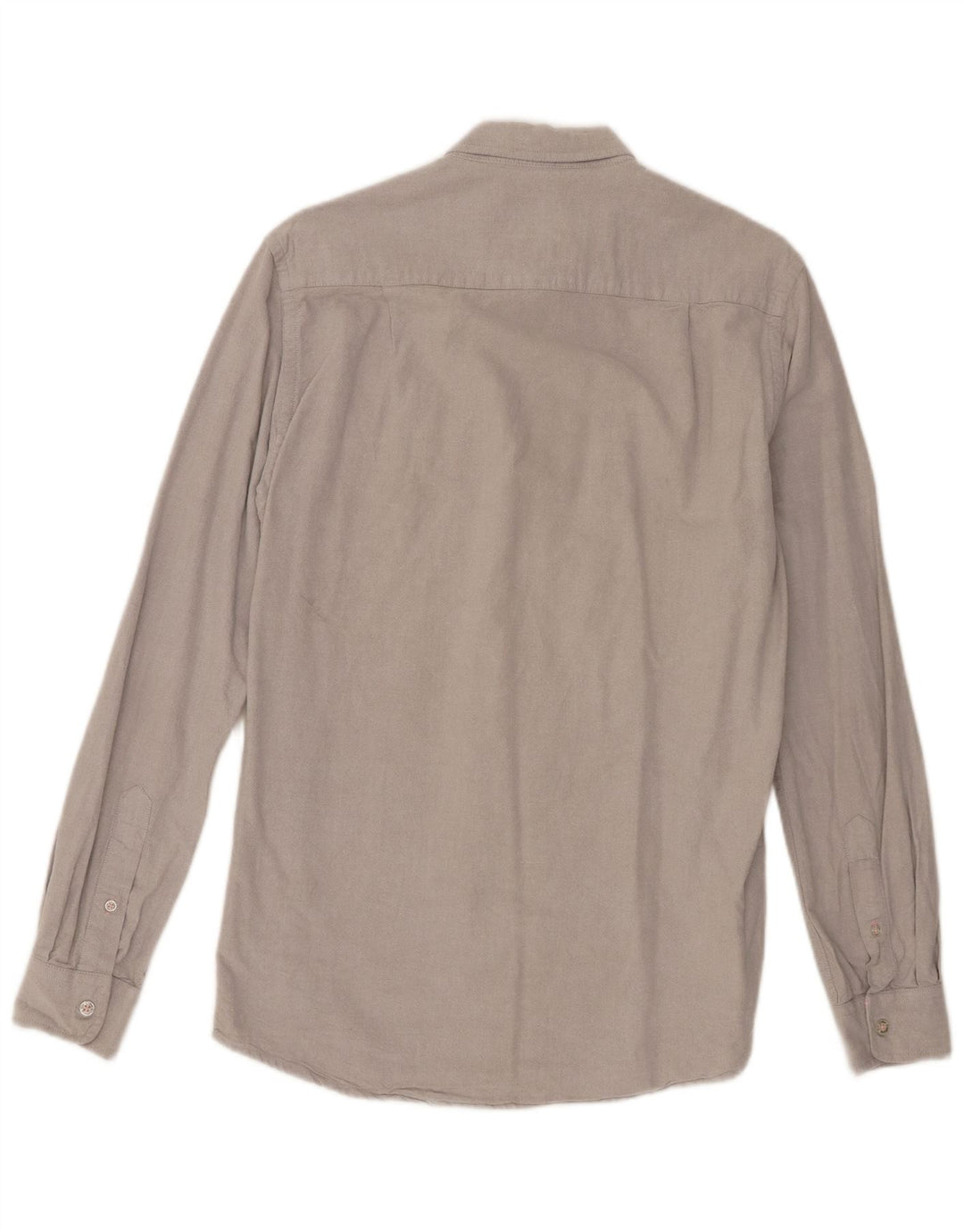 Camisa masculina Crew Clothing algodão cinza médio