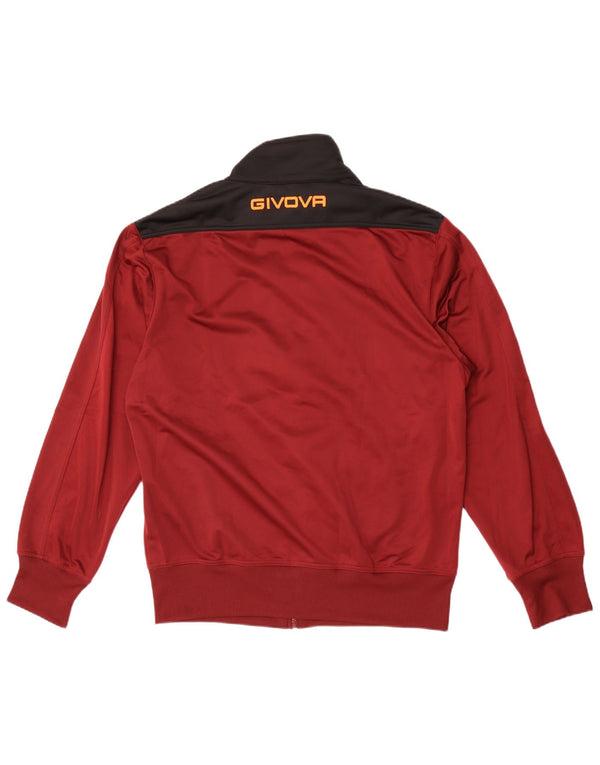 Givova Jaqueta masculina de agasalho gráfico XL Borgonha Colourblock poliéster