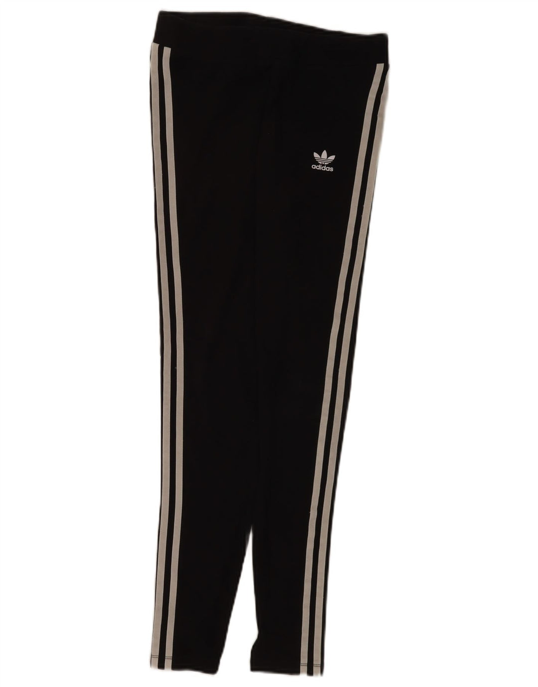 Leggings Adidas Femininas UK 10 Pequenas Algodão Preto