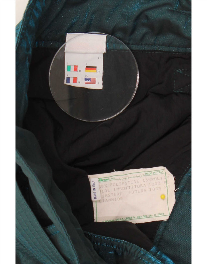 Calça de esqui feminina Ellesse IT 42 poliéster turquesa médio