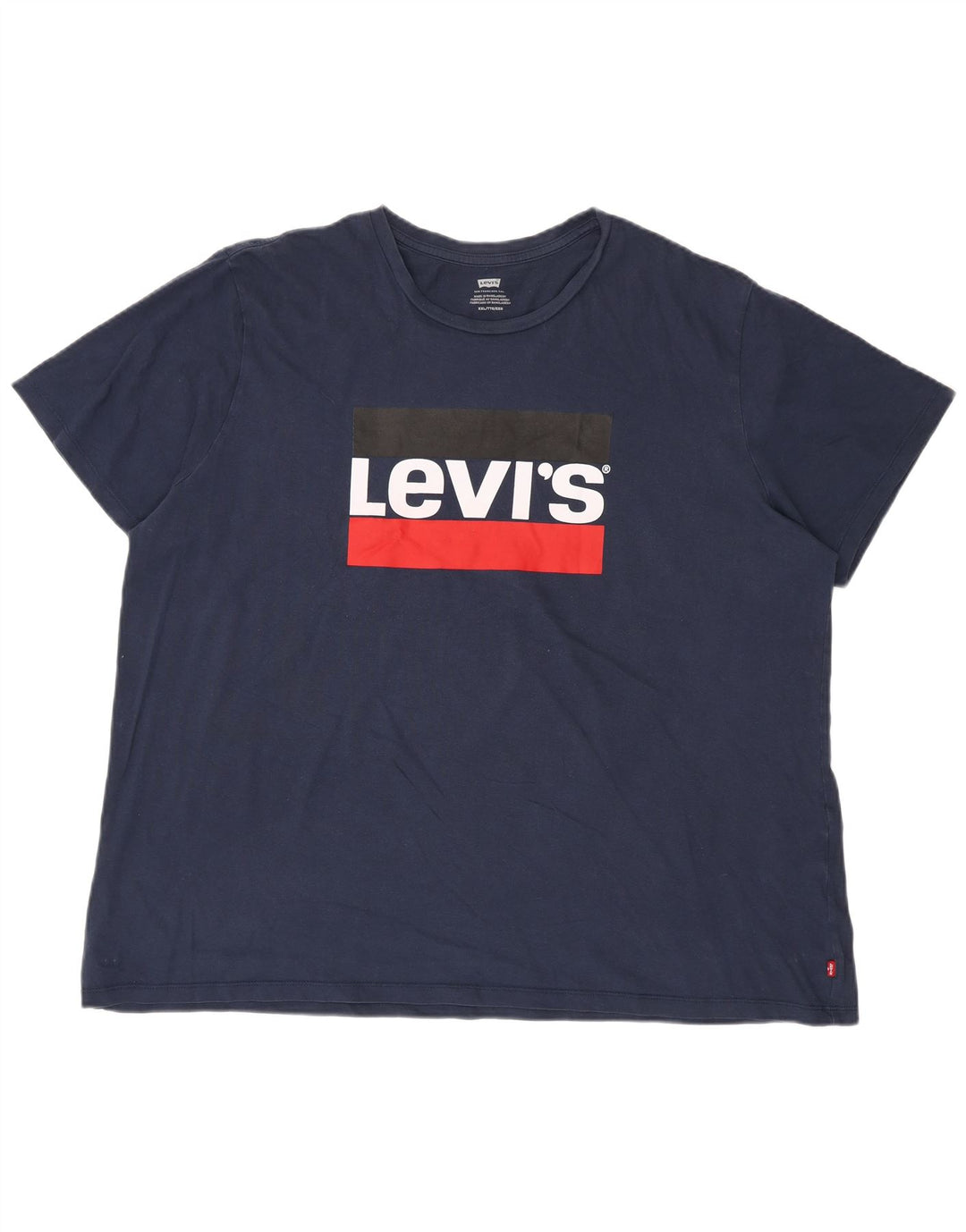 Camiseta gráfica masculina Levi's Top 2XL azul marinho