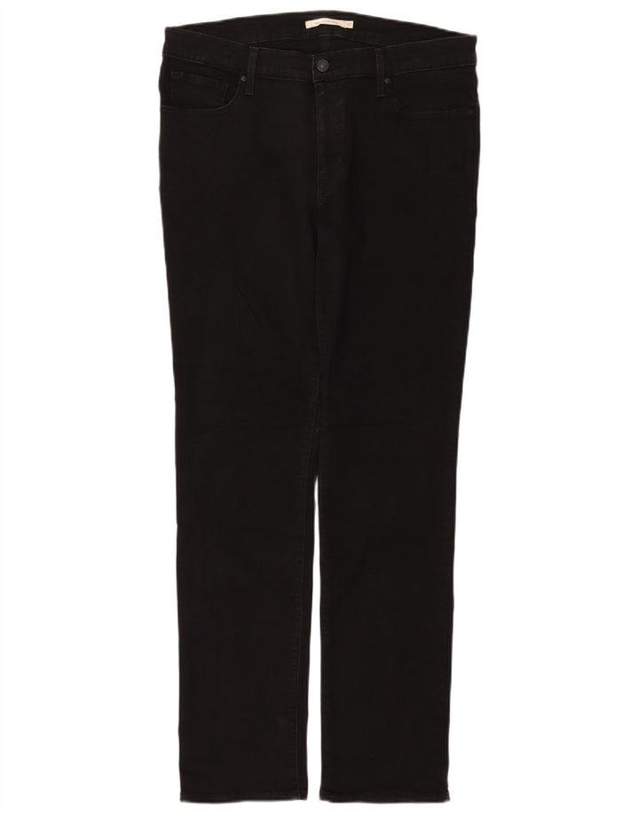 Calça jeans feminina Levi's 312 Shaping Slim W32 L32 algodão preto