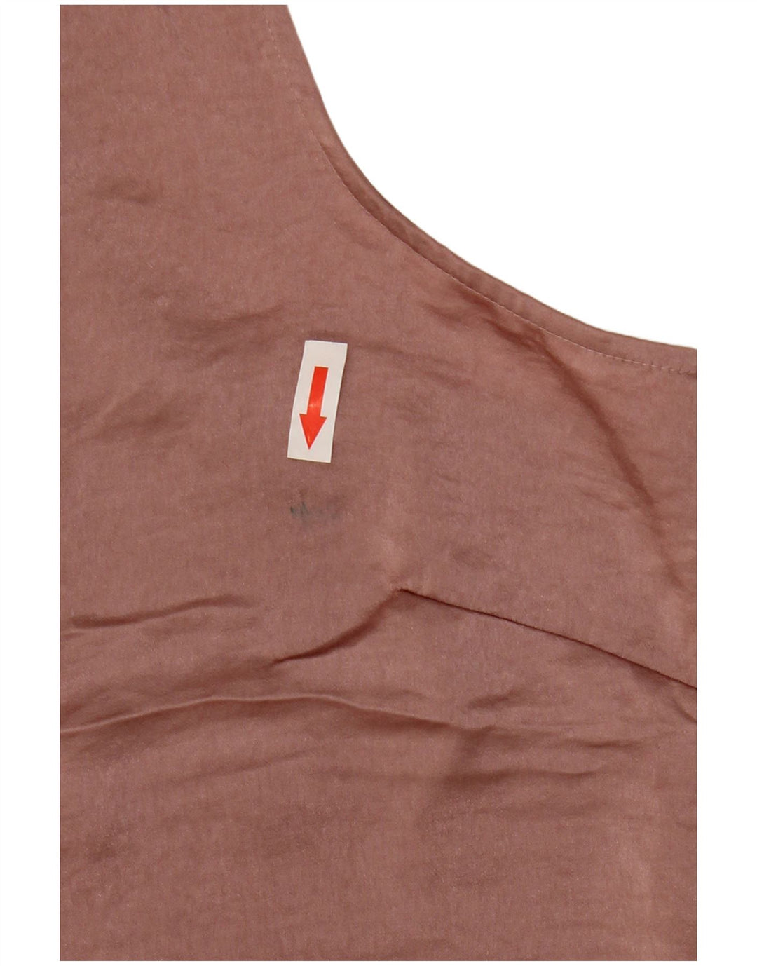 Blusa feminina sem mangas Marks & Spencer Reino Unido 14 grande poliéster rosa