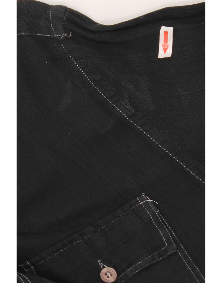 Camisa masculina Gianfranco Ferre azul marinho médio