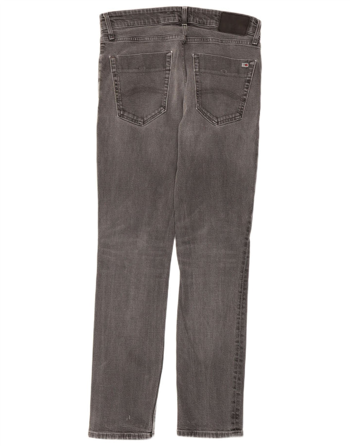 TOMMY HILFIGER Masculino Scanton Slim Jeans W32 L30 Algodão Cinza