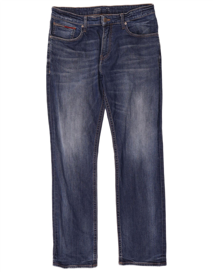 Tommy Hilfiger Masculino Ryan Straight Jeans W36 L32 Azul