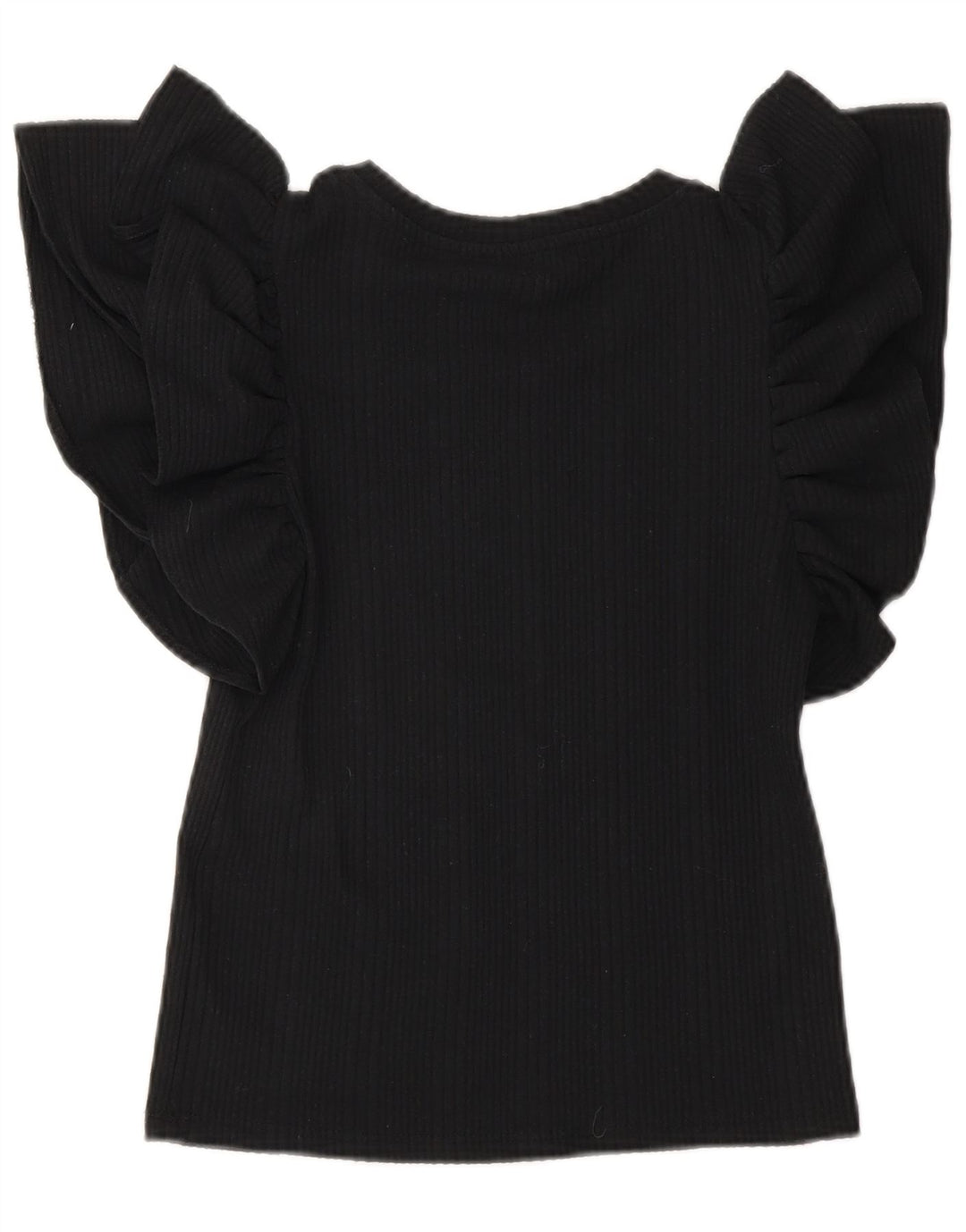 Blusa cropped feminina Zara UK 10 pequena preta