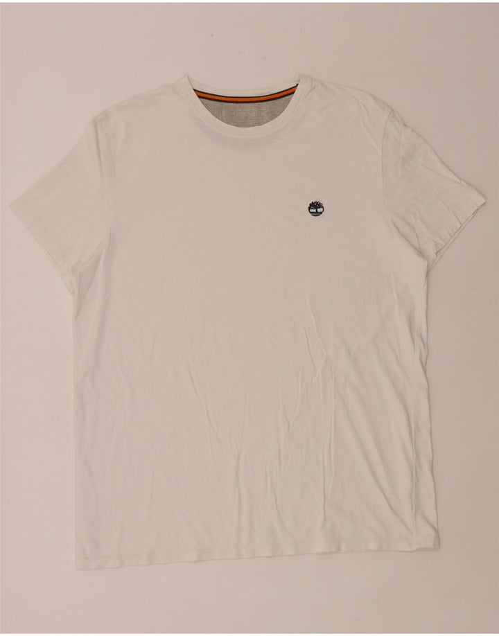Camiseta masculina Timberland Slim Fit Top 2XL Branco