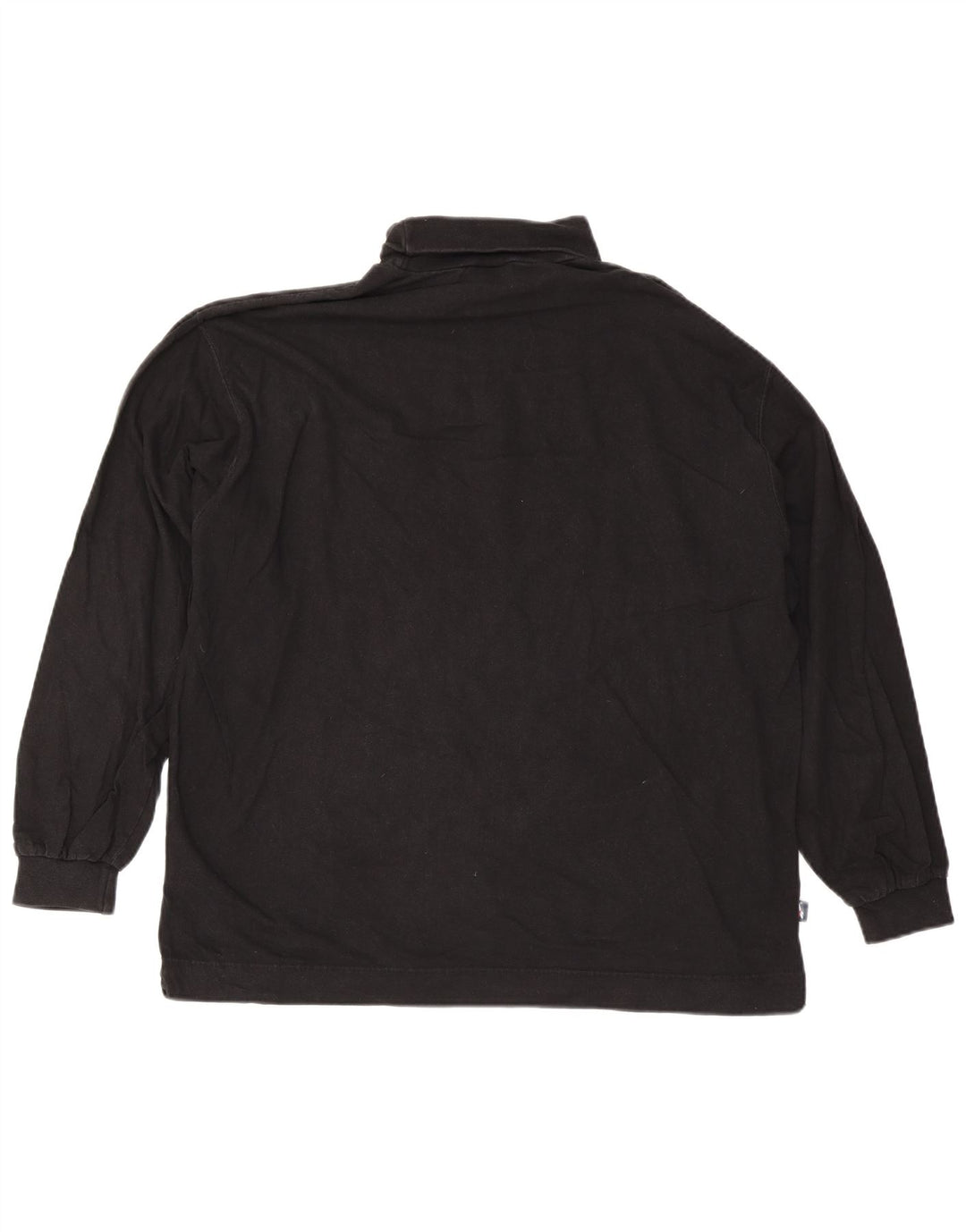 Reebok masculino roll neck top manga comprida 2XL algodão preto