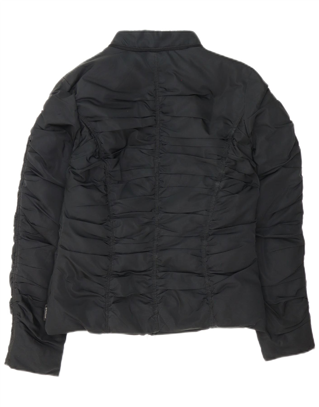 Jaqueta acolchoada feminina Moncler tamanho 2 poliéster preto médio