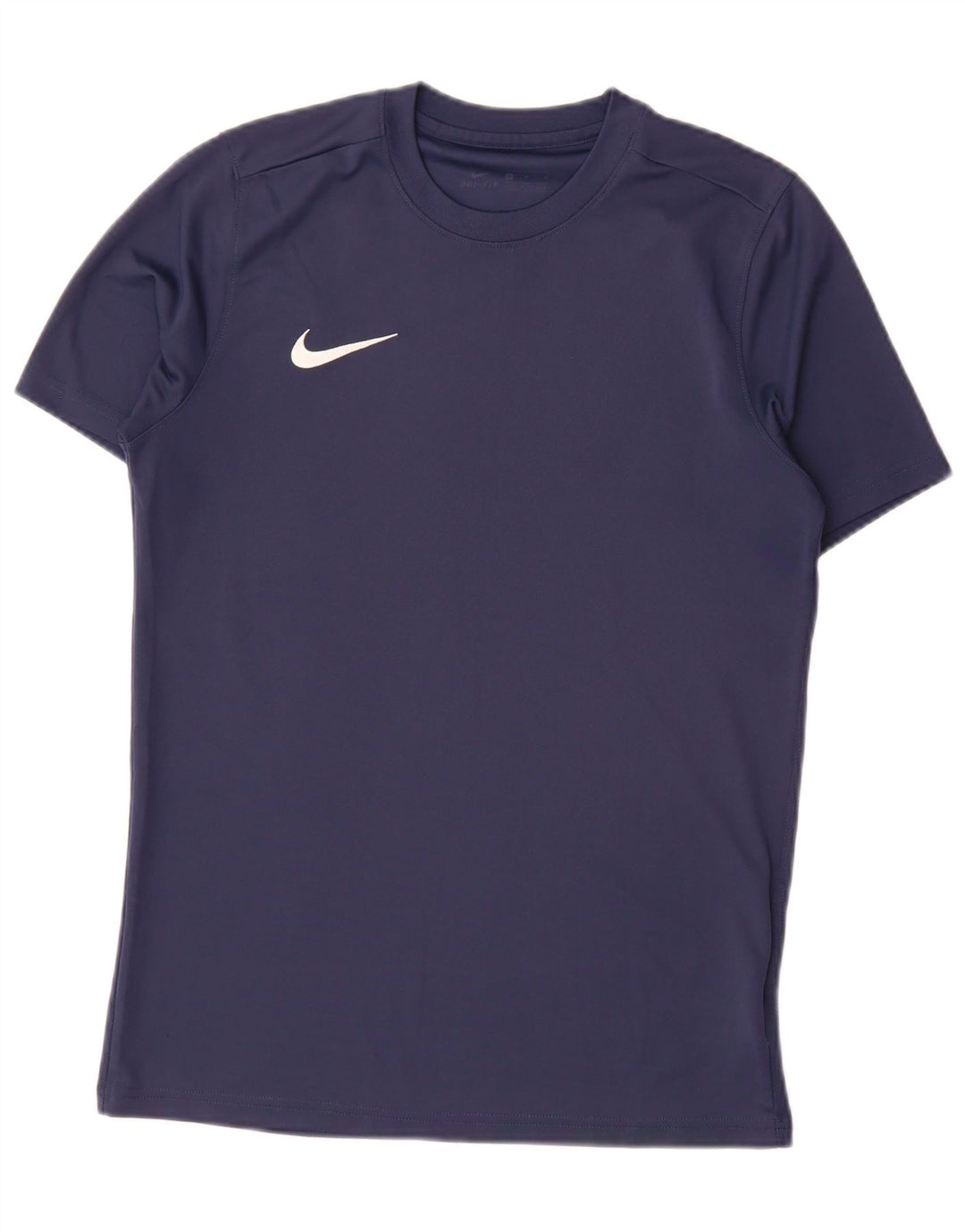 Camiseta Nike Masculina Dri Fit Top Médio Azul Marinho Poliéster