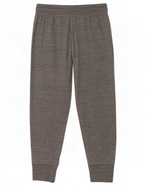 Calça de treino feminina Nike Joggers UK 14 cinza médio manchado de algodão