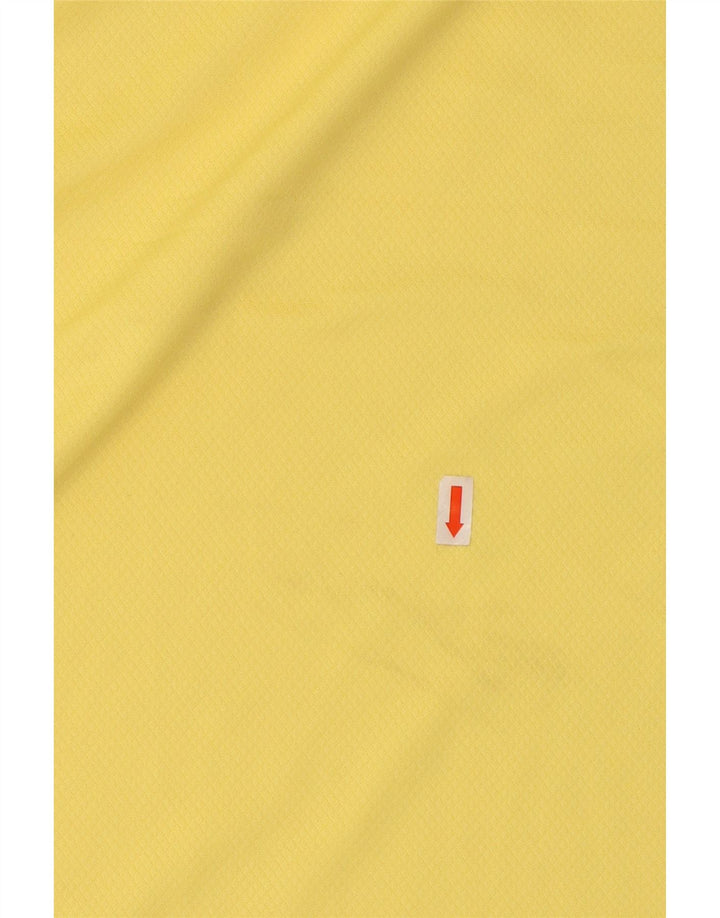 Camisa polo masculina de golfe IZOD XL poliéster amarelo