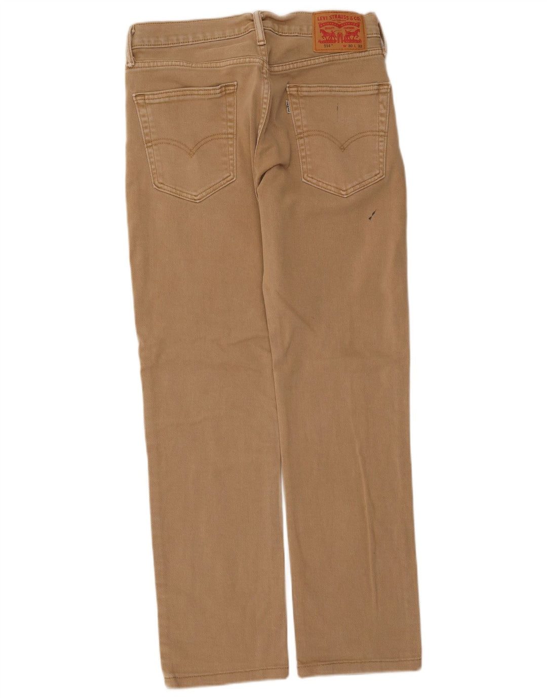 LEVI'S Masculino 514 Straight Jeans W30 L32 Algodão Bege