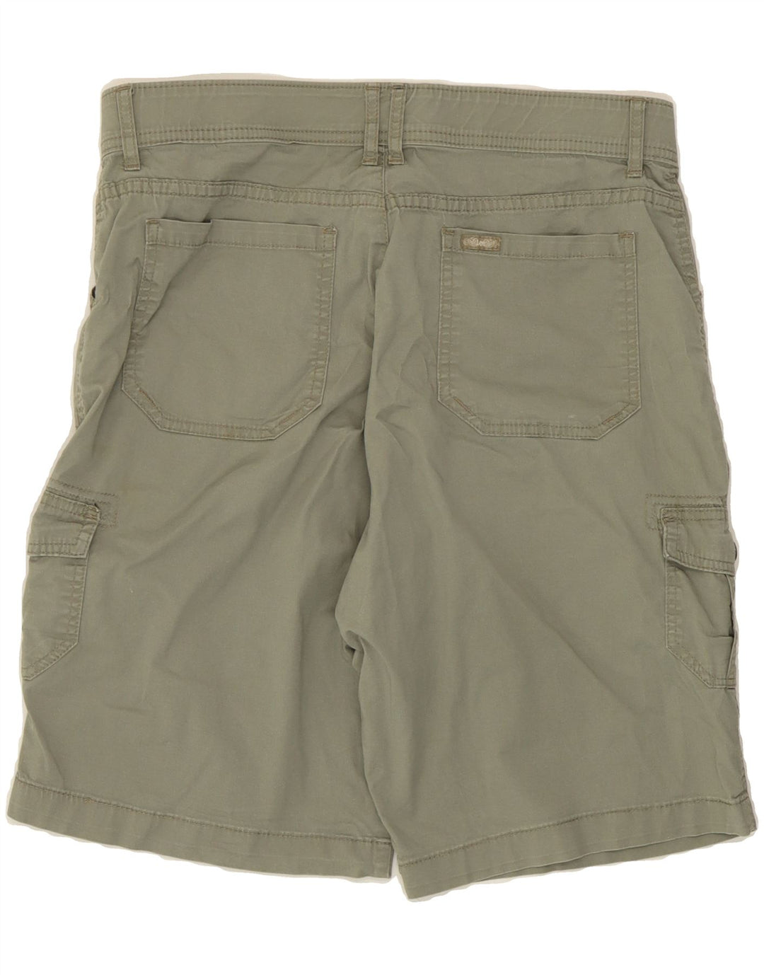 LEE Womens Platinum Label Cargo Shorts US 10 Large W32  Green Cotton Vintage Lee and Second-Hand Lee from Messina Hembry 