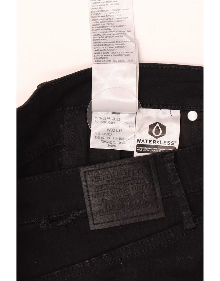 Jeans jegging feminino Levi's W32 L32 algodão preto
