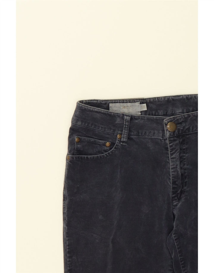 MARLBORO CLASSICS Womens Straight Casual Trousers W29 L30 Navy Blue Cotton Vintage Marlboro Classics and Second-Hand Marlboro Classics from Messina Hembry 
