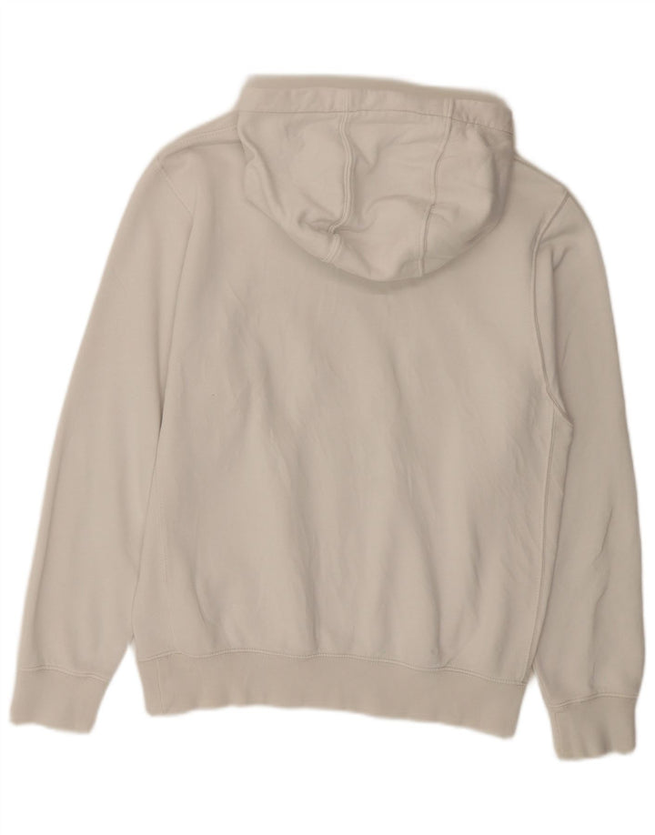 Jumper com capuz gráfico masculino Nike pequeno algodão branco
