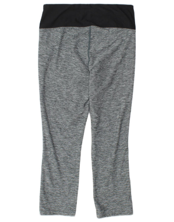 New Balance Womens Performance Capri Leggings Reino Unido 10 Pequeno Cinza Flecked