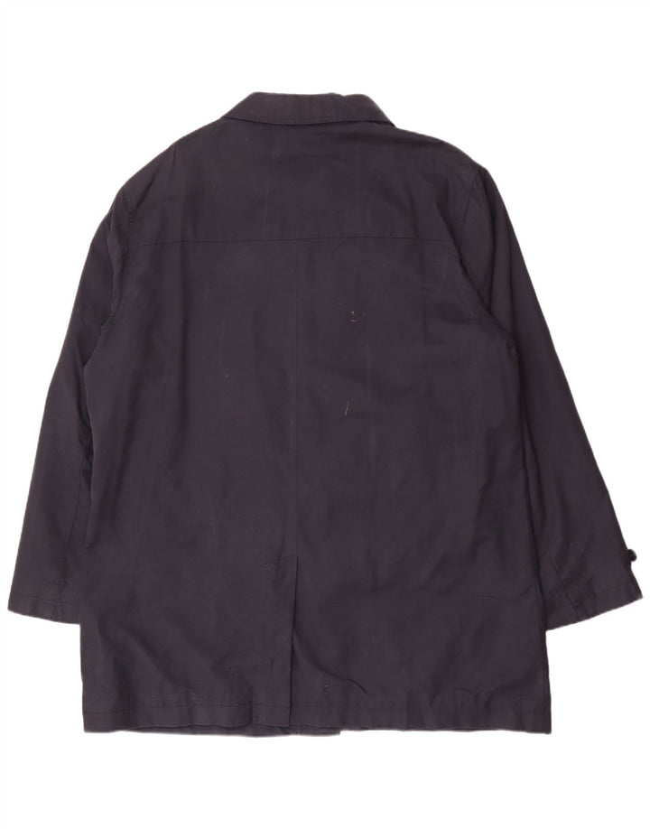 Sobretudo masculino Marks & Spencer sob medida UK 44 2XL azul marinho