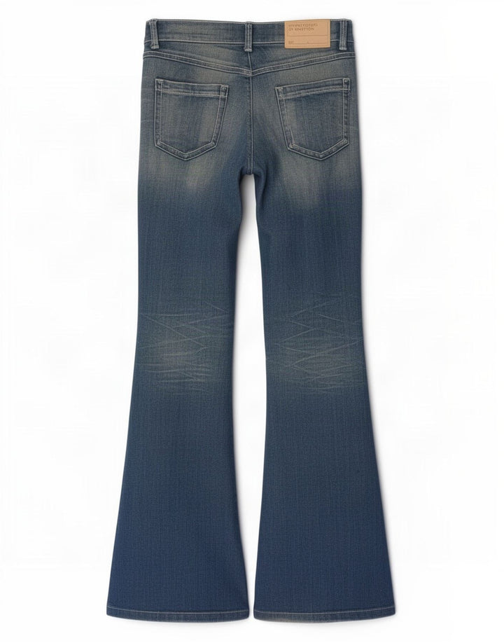 Benetton Calça Jeans Feminina W32 L33 Azul