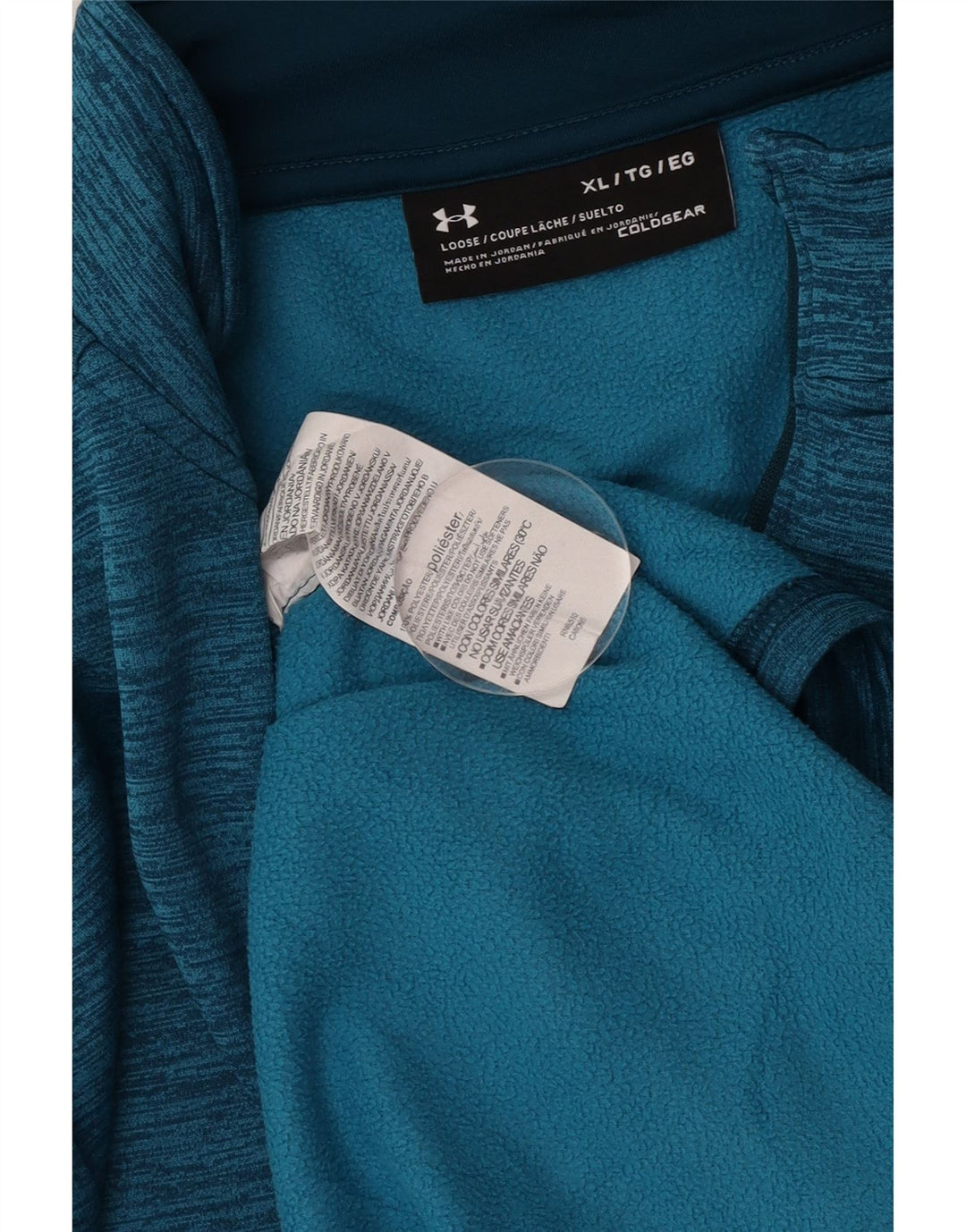 Under Armour Mens Cold Gear Loose Fit Pulôver Treino Top XL Azul