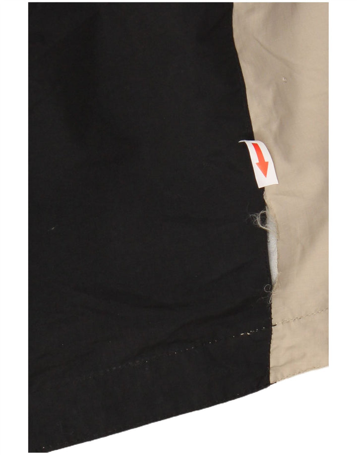 Jaqueta corta-vento masculina KAPPA Loose Fit UK 40 grande bloco colorido preto