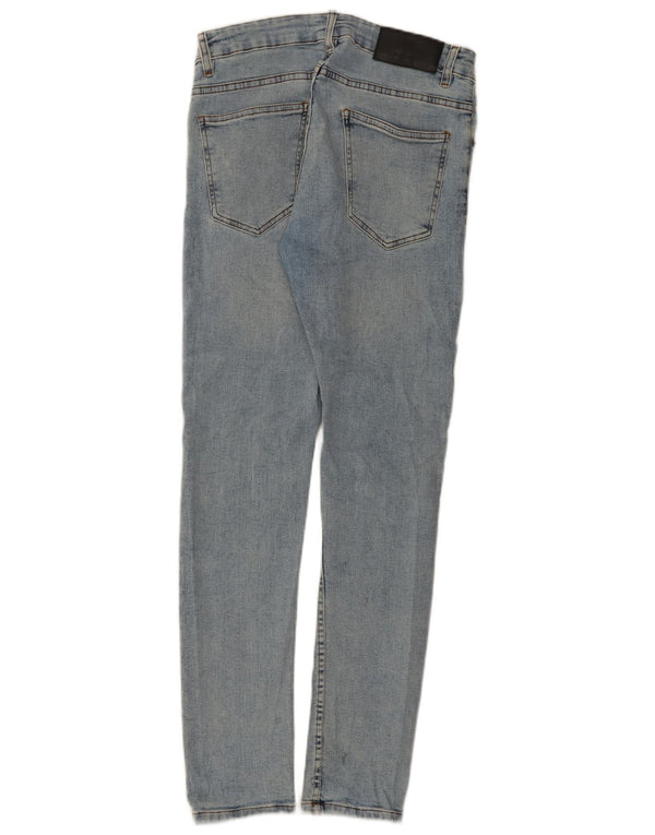 Zara Mens Skinny Jeans EU 42 Grande W32 L32 Azul Algodão