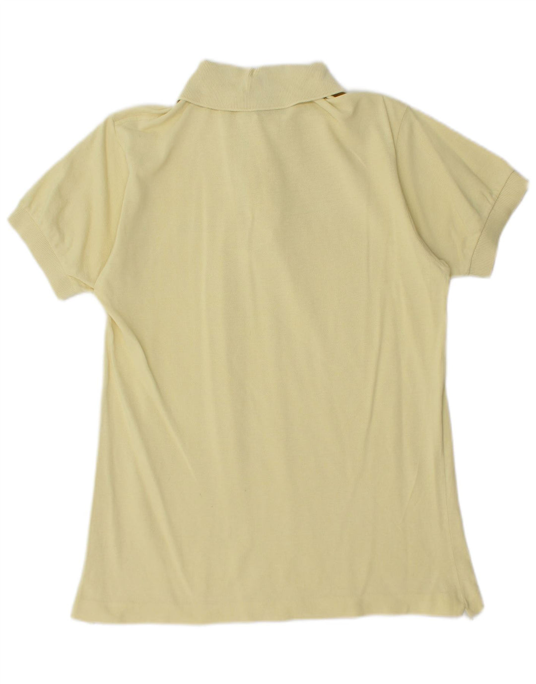 Camisa polo masculina LACOSTE tamanho 3 pequeno algodão amarelo