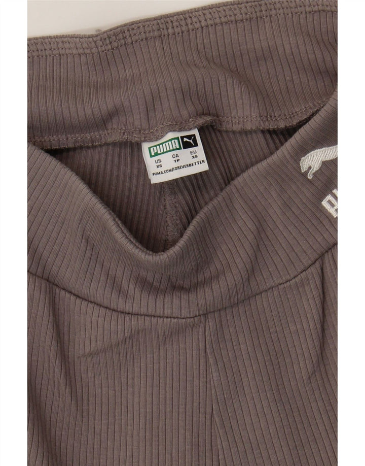 PUMA Womens Tracksuit Trousers UK 4 XS Grey Cotton Vintage Puma and Second-Hand Puma from Messina Hembry 