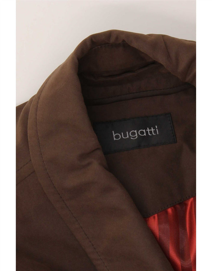Sobretudo masculino Bugatti EU 54 2XL poliéster marrom