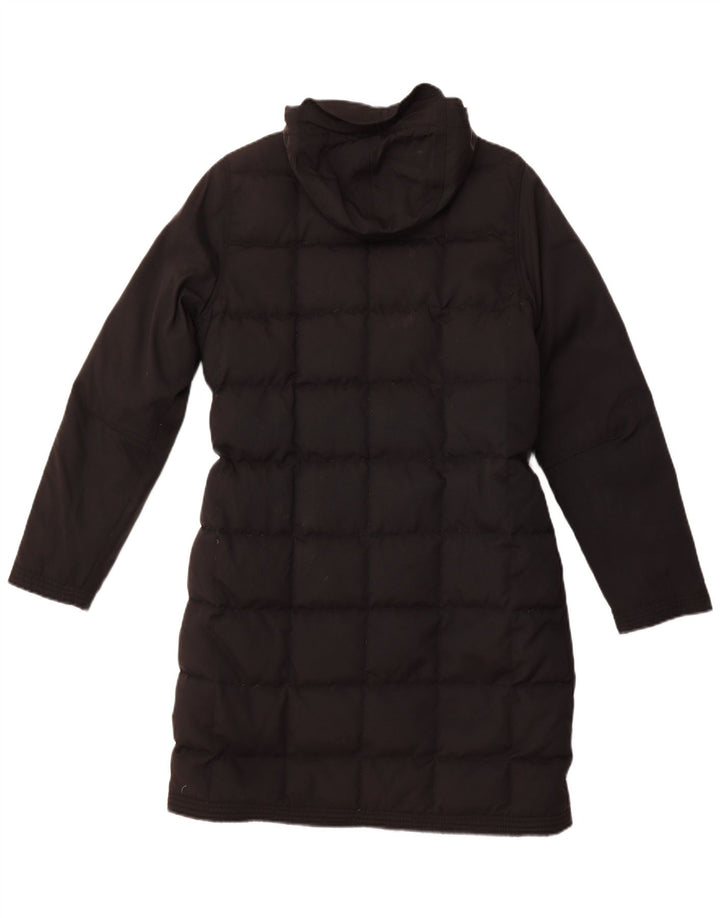 Casaco acolchoado com capuz feminino TIMBERLAND UK 14 médio preto nylon