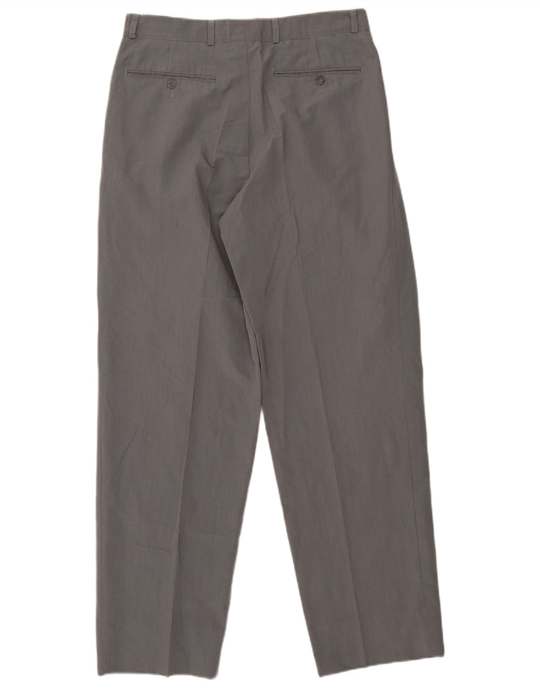 Calça Chino Masculina Vintage IT 48 Médio W32 L32 Poliéster Cinza