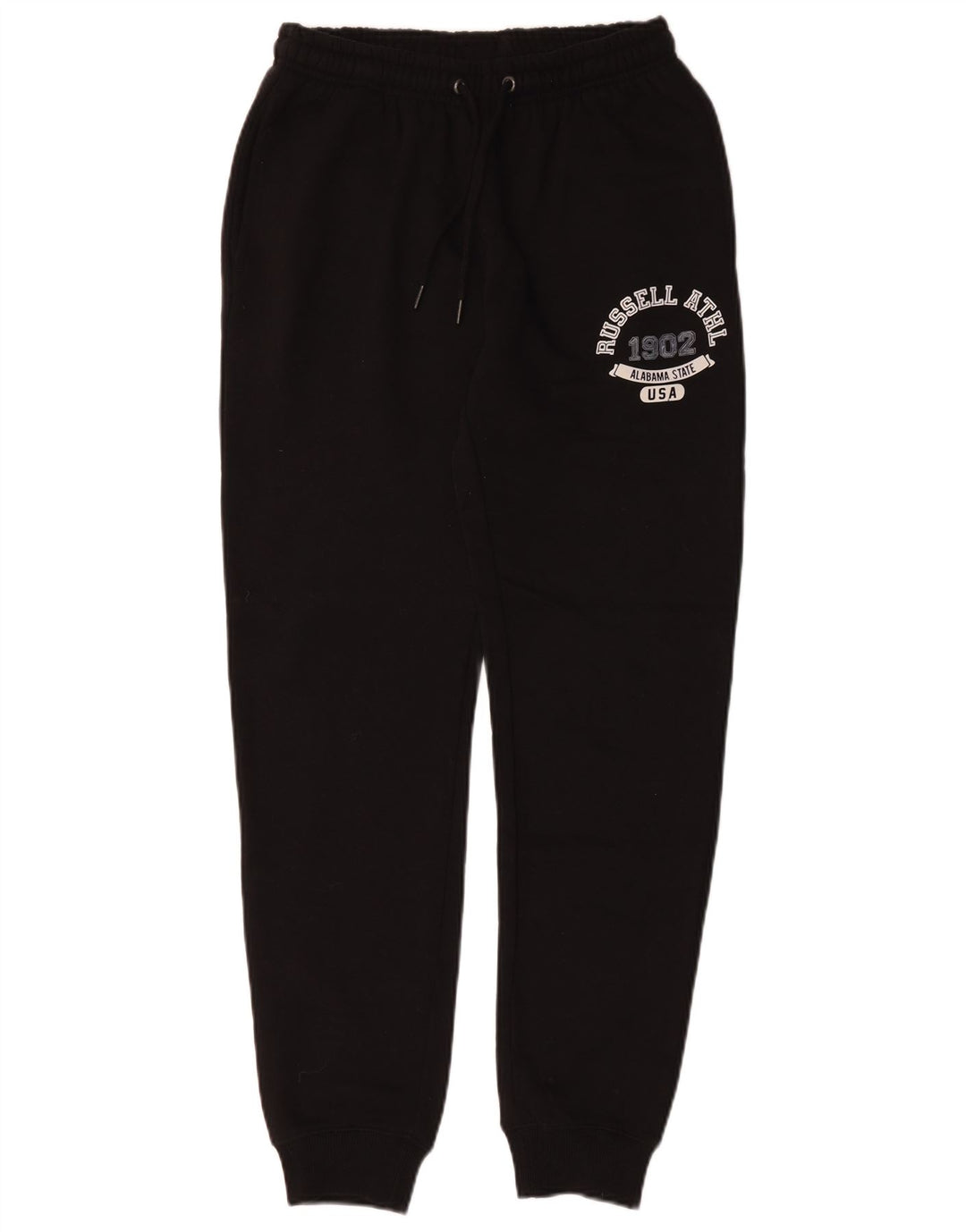 Russell Athletic Masculino Calça de treino gráfica Joggers médio preto
