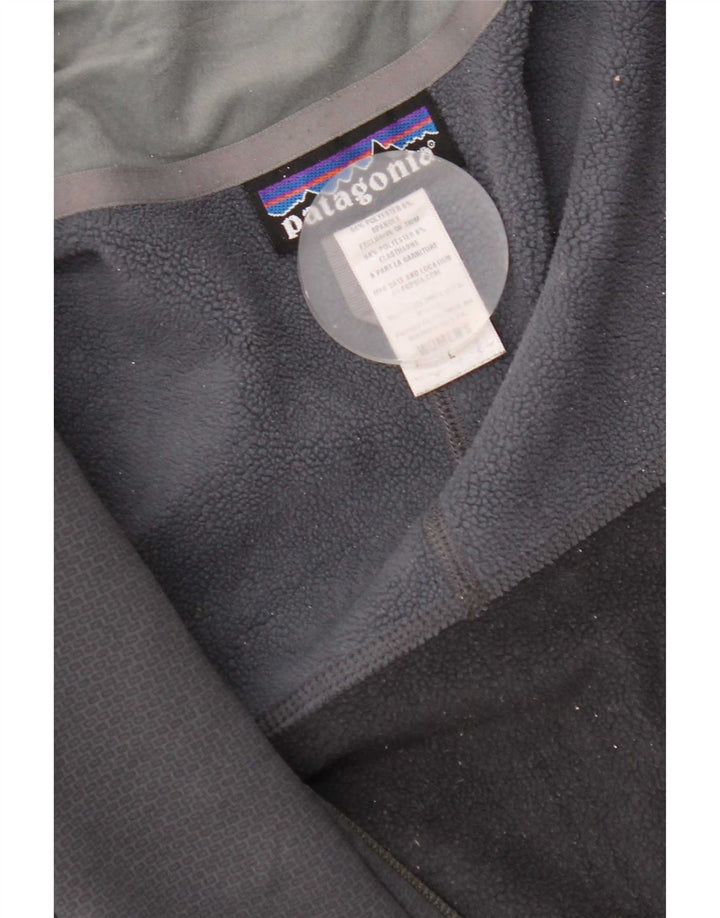 Patagonia Womens Tracksuit Top Jacket UK 16 Large Grey Colourblock